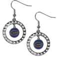 Florida Gators Rhinestone Hoop Earrings